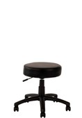 YS Utility Stool Round Top Black