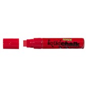Texta Marker Liquid Chalk Dry Wipe Chisel 15mm Red