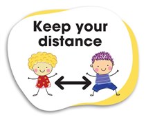 Sign Outdoor Memory Joggers Social Distance