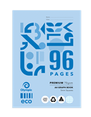 Olympic Eco Graph Book 5mm 96 Page Sold as Each 10 in a Pack