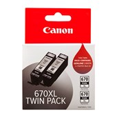 Canon PGI670XLBK Ink Tank Twin Pack Black