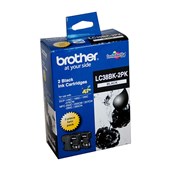 Brother LC38BK2PK Ink Cartridge Twin Pack Black