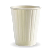 BioPak Wall Cup Double 12oz White 1000 Carton