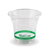 Biopak Cup 150mL Clear Pk100 Sold as Each 20 in a Carton