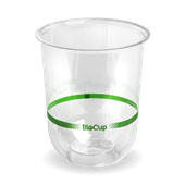 BioPak Tumbler 250mL Clear Pk50 Sold as Each 20 in a Carton