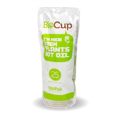 Biopak BioCups PLA Cold 280mL Clear 25 Pack