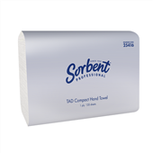 Sorbent 25416 Professional TAD Compact Hand Towel 1 Ply 120 Sheet Carton 20 40 boxes per pallet