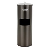Gun Metal Grey Floor Dispenser  Bin