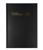 Diary Financial Year 2526 Collins A4 DTP Black
