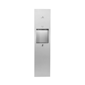 Dolphy 2in1 Washroom Recessed Panel Paper Dispenser  Waste Bin 24L