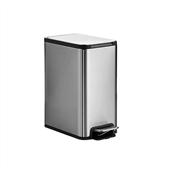 Dolphy Stainless Steel Indoor Trash Can with Foot Pedal