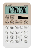 Sharp 8 Digit Pocket Calculator Latte