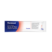 DomSafe Spray  Wipe Sanitiser 10g Sachet Carton 50x10g sachets