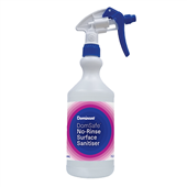 DomSafe 750ml NoRinse Sanitiser Dispensing Bottle Carton 6x750ml bottle with trigger