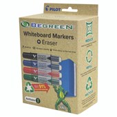 Pilot BegreeN Bullet V Board Master Whiteboard Marker Black Blue Red green  Eraser