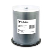Verbatim 95252 CDR Inkjet White 100 Pack