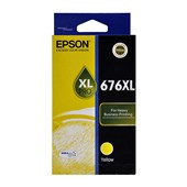 Epson 676XL Yellow Ink Cartridge to suit WFP 4530  4540