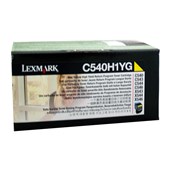 Lexmark C540H1YG High Yield Toner Cartridge Yellow
