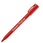 Luxor Fineliner Pen Red Sold as Each 12 in a Box