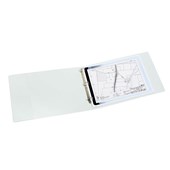 Marbig Insert Binder Landscape A3 3D Ring 32mm White Sold as Each 6 in a Box