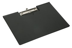 Marbig Clipfolder Landscape A4 Black