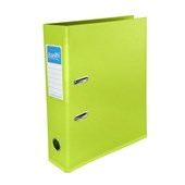 Bantex Lever Arch File A4 Lime Green Sold as Each 10 in a Box