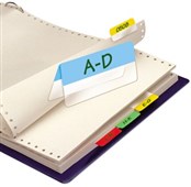 3L Index Tabs Double Sided 12x40mm White 10 Pack