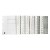 Marbig Dividers 1 to 54 Tab PP A4 White