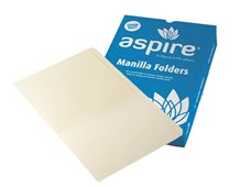 Aspire Manila Folder A4 Buff 100 Box