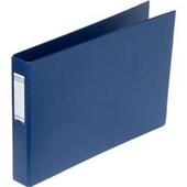 Bantex Binder Landscape A3 3D Ring 38mm Blue Sold as Each 6 in a Box
