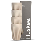 BioPak 12oz HuskeeOriginal 4Pack Natural  Sleeve 4 Sold as Sleeve 4 12 in a Carton
