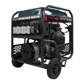 WCP13750RCD Welling  Crossley 1375 kVA 11000W Open Frame AVR Petrol Generator EStart  RCD