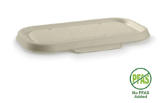 BioPak 750 And 1000Ml Takeaway Lids 125 Pack Natural