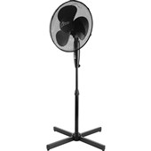 Nero Pedestal Fan Electric 40cm Black