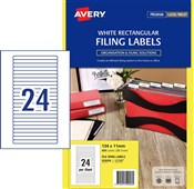 Avery L717025 Laser Labels File Spine White 25 Pack