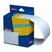 Avery Rectangle Dispenser Stickers 44x63mm White 150 Pack