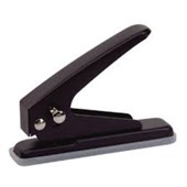 Rexel 1 Hole Punch Black