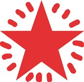 Shiny Stamp SHS0012 Merit Twinkle Star Red