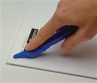 Shiny Staple Remover Push Blue
