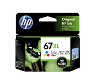 HP 67XL Tri Colour Ink Cartridge Each