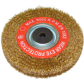 Abbott  Ashby wheel wire crimped 150 x 22mm 12mm bore