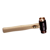 Thor 50MM Face Wood Handle 2380G Copper and Rawhide Hammer