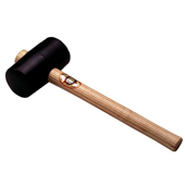 Thor 54MM Face Wood Handle 310G Black Rubber Mallet