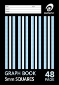 Olympic Graph Book A4 5mm 48 Page Sold as Each 20 in a Pack