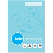 Tudor Project Book 96 Page 8mm Ruled Each Sold as Each 10 in a Pack