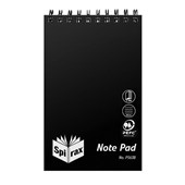 Spirax P563B Reporters Notebook 300 Pages Black Sold as Each 10 in a Pack