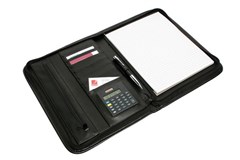 Rexel Zippered Pad Holder Black