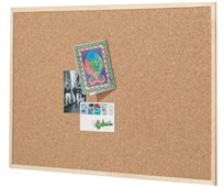 Quartet Cork Board Pine Frame 600x450mm