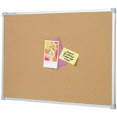 Quartet Penrite Cork Board Aluminium Frame 1200x900mm