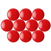 Quartet Penrite Magnetic Buttons 30mm Red Pack